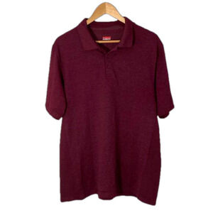 Men’s Karbon Maroon Polo, Size XL